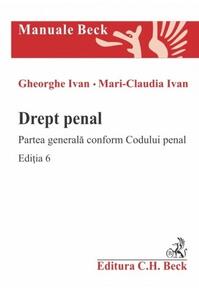 Copertă produs Drept penal. Partea generală conform Codului Penal