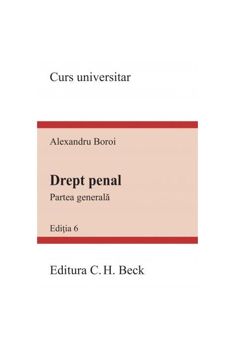 Copertă produs Drept penal. Partea generală