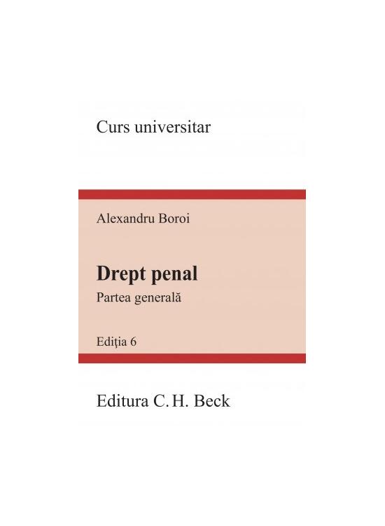 Copertă produs Drept penal. Partea generală - gallery big 1
