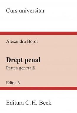 Copertă produs Drept penal. Partea generală