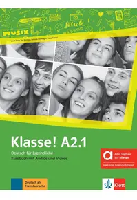 Klasse! A2.1. Kursbuch mit Audios und Videos inklusive Lizenzschlüssel alla...