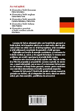 Copertă produs Gramatica limbii germane