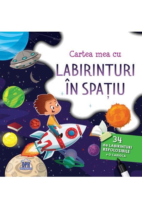 Copertă produs Cartea mea cu labirinturi &icirc;n spațiu