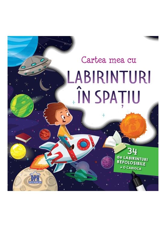 Copertă produs Cartea mea cu labirinturi &icirc;n spațiu - gallery big 1