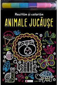 Copertă produs Animale jucăușe - Recităm și colorăm