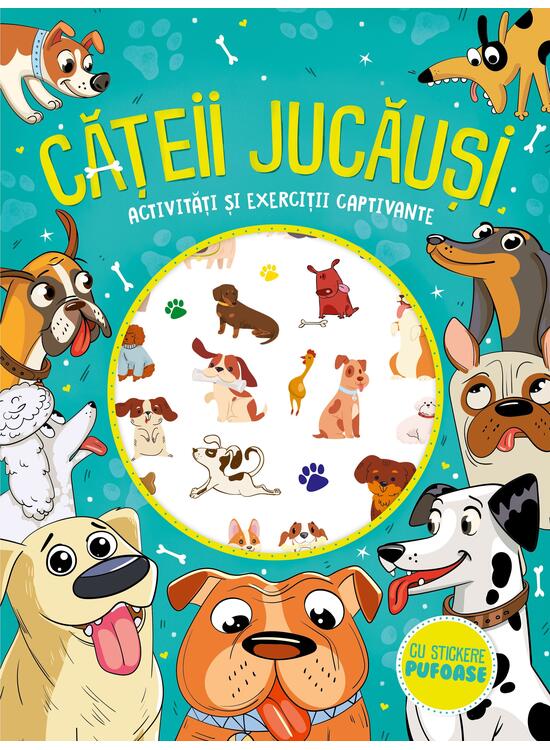 Copertă produs Cățeii jucăuși - stickere pufoase - gallery big 1