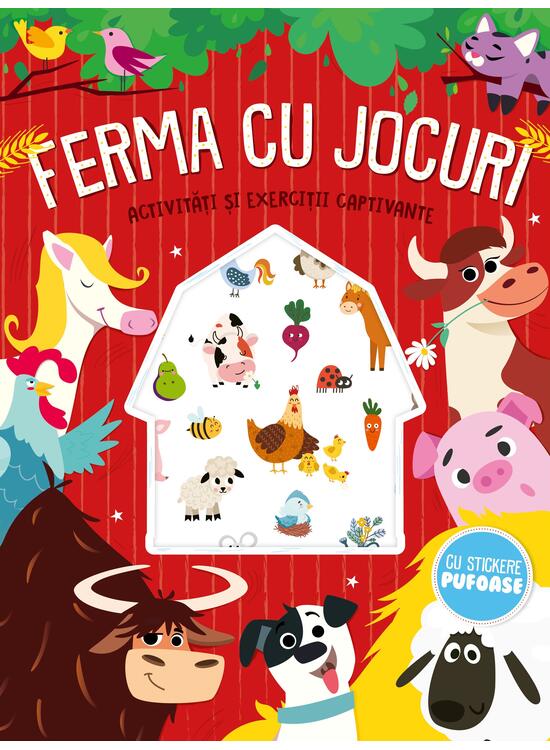 Copertă produs Ferma cu jocuri - stickere pufoase - gallery big 1