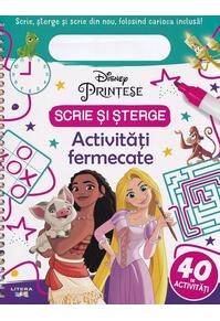 Copertă produs Disney Prințese. Scrie și șterge. Activități fermecate