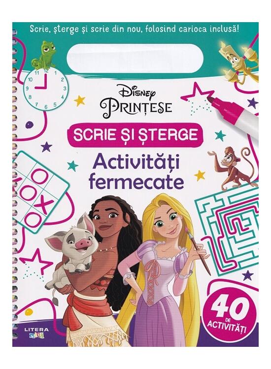 Copertă produs Disney Prințese. Scrie și șterge. Activități fermecate - gallery big 1