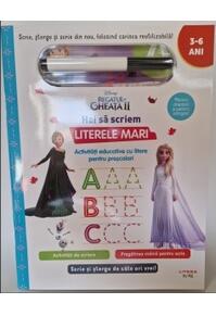 Copertă produs Disney. Regatul de gheață II. Scrie și șterge. Hai să scriem literele mari