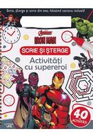 Imagine produs Marvel. Avengers. Iron Man. Scrie și șterge. Activități cu supereroi