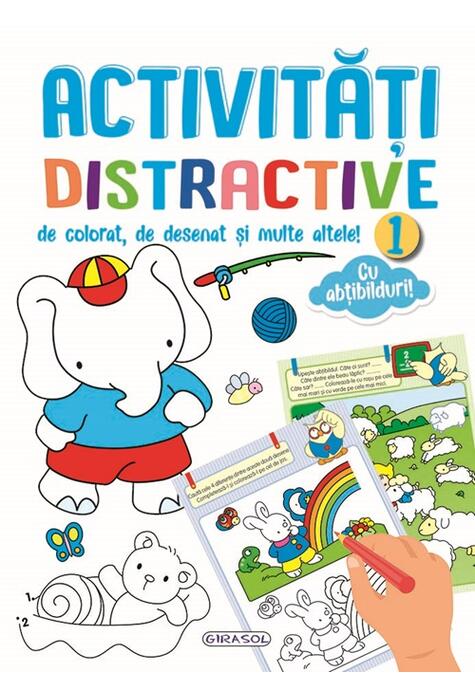 Copertă produs Activități distractive de colorat, de desenat și multe altele 1!