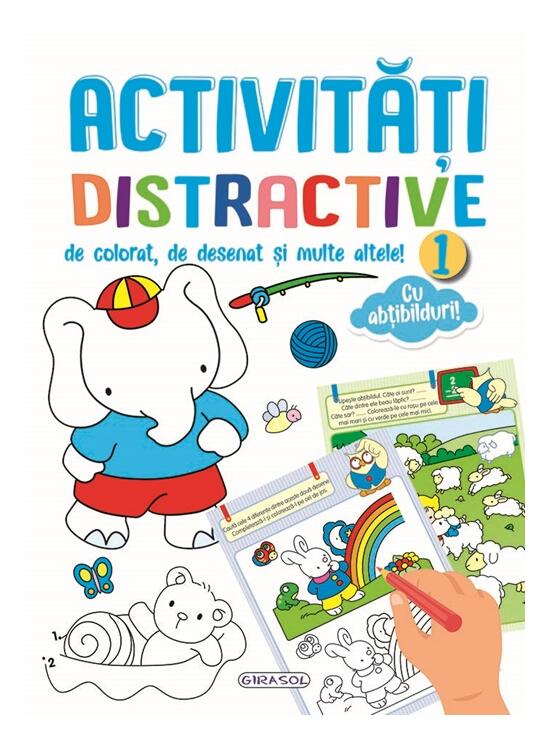 Copertă produs Activități distractive de colorat, de desenat și multe altele 1! - gallery big 1