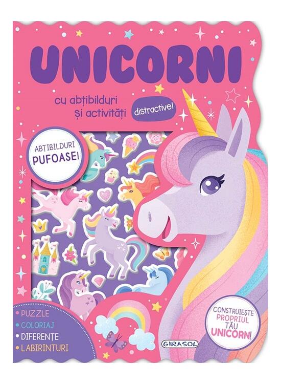 Copertă produs Abțibilduri pufoase - Unicorni - gallery big 1