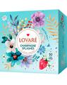 Copertă produs Cutie cu 90 pliculețe Lovar&eacute; - Splashes of Champagne: Amestec de ceai negru, ceai verde, căpșuni și petale de albăstrele 180 g - thumb 3