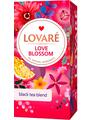 Copertă produs Cutie ceai cu 24 pliculețe Lovar&eacute; - Love Blossom: amestec de ceai negru cu fructe de pădure, petale de flori și arome de fructe 48 g - thumb 1