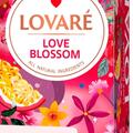 Copertă produs Cutie ceai cu 24 pliculețe Lovar&eacute; - Love Blossom: amestec de ceai negru cu fructe de pădure, petale de flori și arome de fructe 48 g - gallery small 