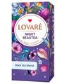 Copertă produs Cutie ceai cu 24 pliculețe Lovar&eacute; - Night Beautea: Amestec de ceai negru cu petale de flori și aromă de rodie, prune și smochin48 g - thumb 1