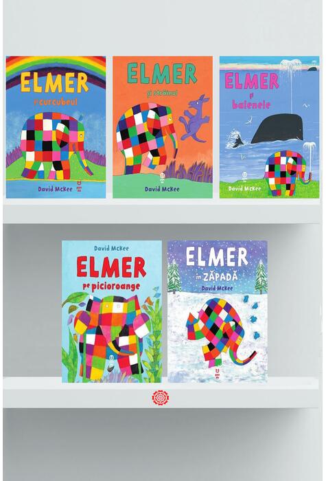 Copertă produs Pachet Primele cărți cu Elmer