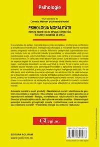 Copertă produs Psihologia moralităţii