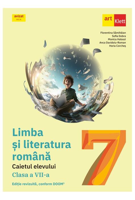 Copertă produs Limba si literatura rom&acirc;nă. Caietul elevului clasa a VII-a