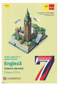 Copertă produs Limba modernă 1 - studiu intensiv. Engleză. Caietul elevului. Clasa a VII-a