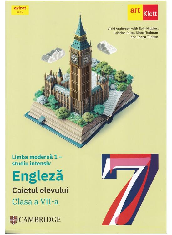 Copertă produs Limba modernă 1 - studiu intensiv. Engleză. Caietul elevului. Clasa a VII-a - gallery big 1
