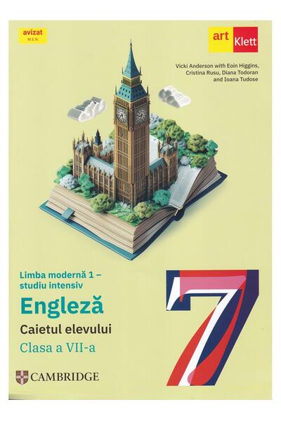 Limba modernă 1 - studiu intensiv. Engleză. Caietul elevului. Clasa a VII-a
