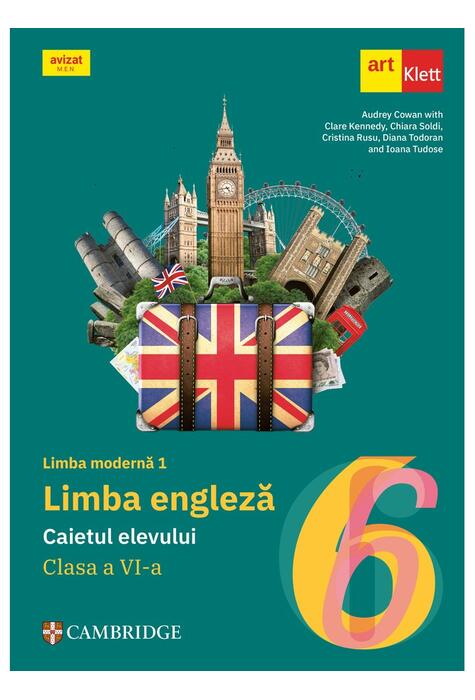 Copertă produs Limba modernă 1 - Engleză. Caietul elevului. Clasa a VI-a