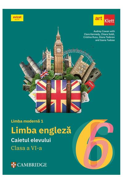 Limba modernă 1 - Engleză. Caietul elevului. Clasa a VI-a