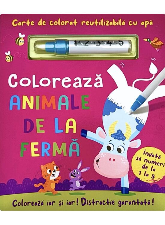 Copertă produs Colorează animale de la fermă - gallery big 1