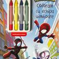 Copertă produs Disney. Marvel. Păienjenelul și prietenii lui uimitori. Carte de colorat cu 4 creioane cerate - gallery small 
