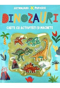 Copertă produs Dinozauri cu abțibilduri pufoase