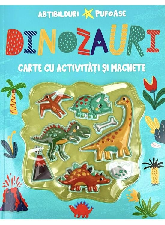 Copertă produs Dinozauri cu abțibilduri pufoase - gallery big 1