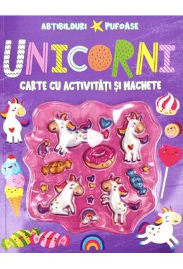 Copertă produs Unicorni cu abțibilduri pufoase