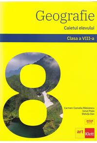 Copertă produs Geografie. Caietul elevului clasa a VIII-a