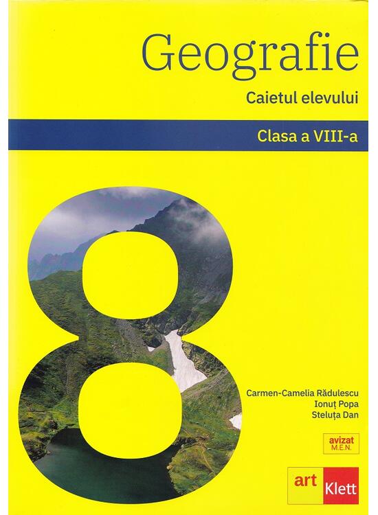 Copertă produs Geografie. Caietul elevului clasa a VIII-a - gallery big 1