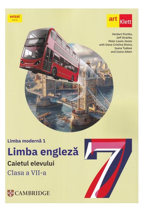 Copertă produs Limba modernă 1. Engleză. Caietul elevului. Clasa a VII-a. THINK. WORKBOOK