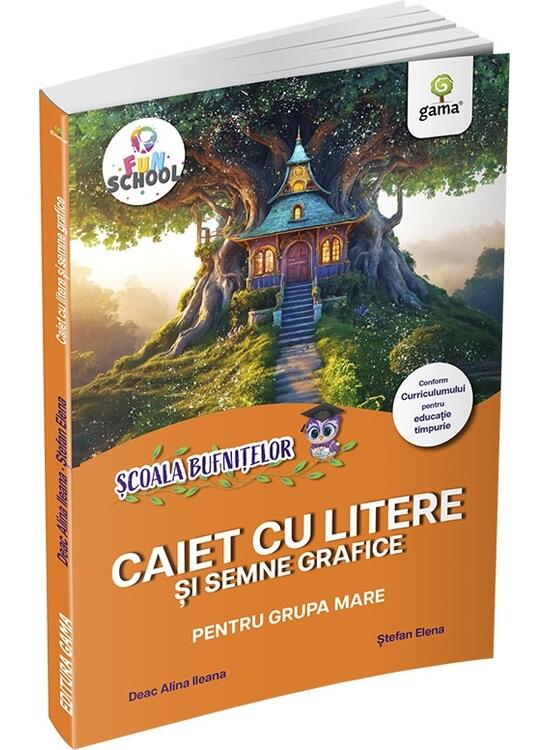 Copertă produs Caiet cu litere și semne grafice pentru grupa mare - gallery big 1