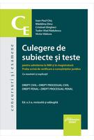 Imagine produs Culegere de subiecte și teste pentru admiterea la INM și &icirc;n magistratură