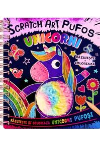 Copertă produs Unicorni. Scratch Art pufos
