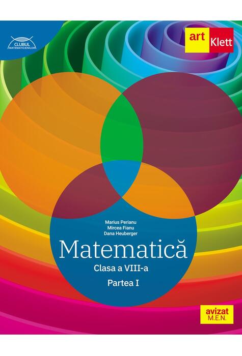 Copertă produs Matematică. Clasa a VIII-a. Semestrul 1 - Traseul albastru. Clubul Matematicienilor