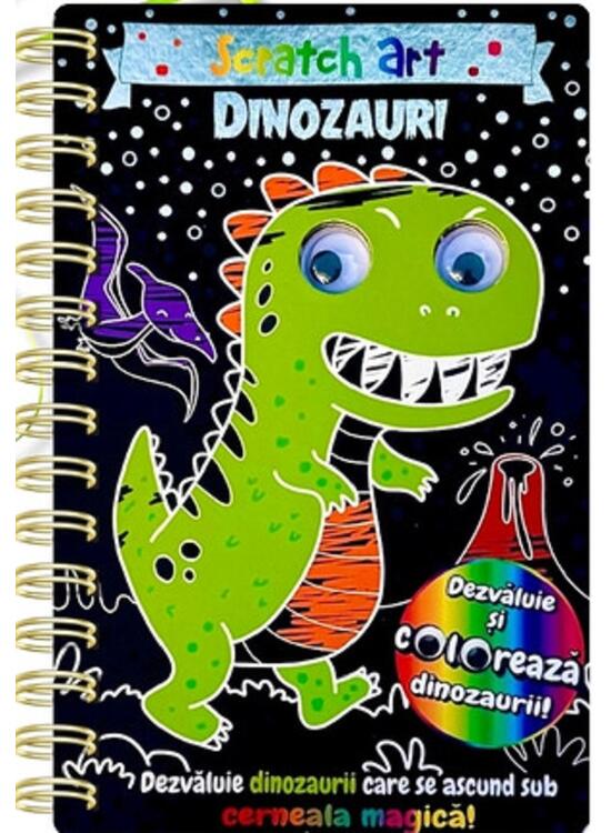 Copertă produs Dinozauri. Scratch Art - gallery big 1