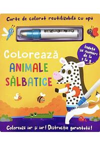 Copertă produs Colorează animalele sălbatice