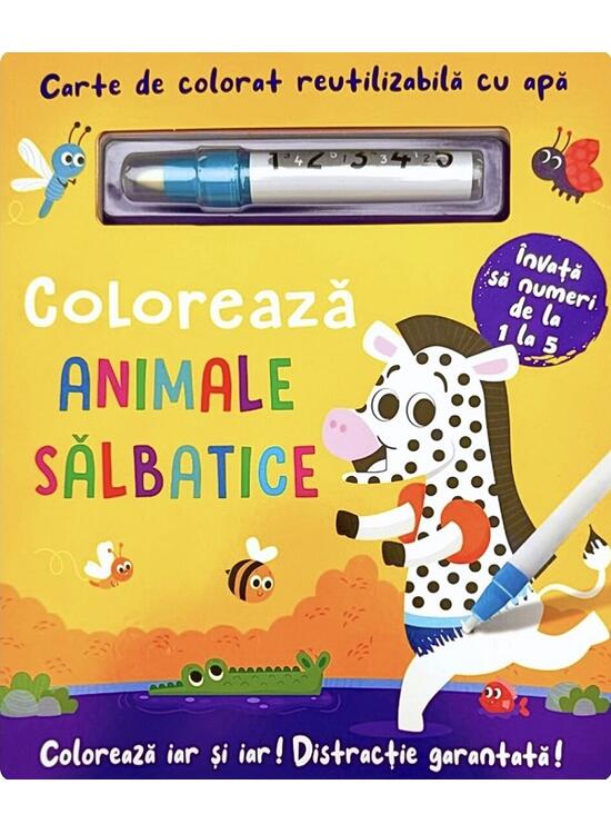 Copertă produs Colorează animalele sălbatice - gallery big 1