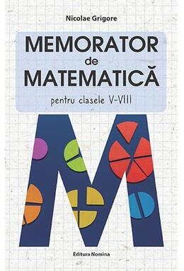 Copertă produs Memorator de Matematică pentru clasele V-VIII