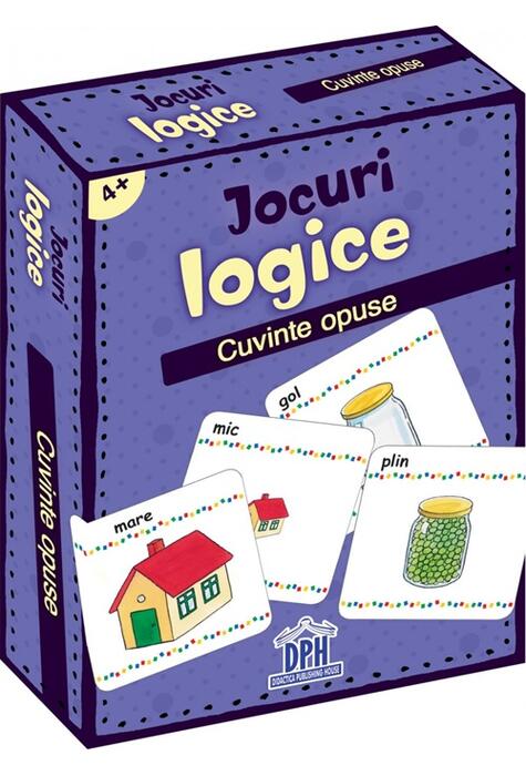 Copertă produs Cuvinte opuse. Jocuri logice