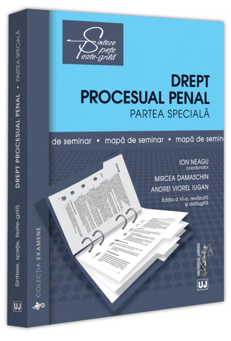 Copertă produs Drept procesual penal. Partea specială. Mapă de seminar
