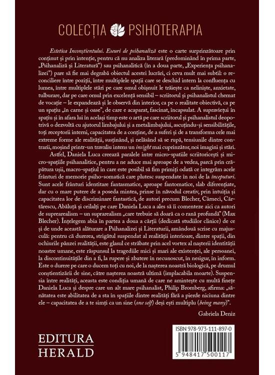 Copertă produs Estetica inconștientului - gallery big 2