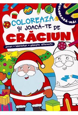 Copertă produs Colorează și joacă-te de Crăciun